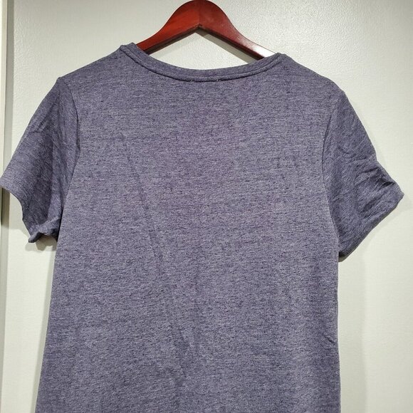 Umgee Womens Small Tunic T Shirt Dress Embroidered Floral Blue Pink Pockets - Picture 12 of 13